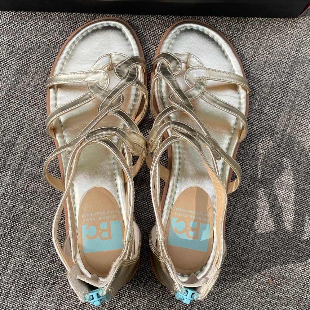 Vince Camuto Gold Gladiator Sandal